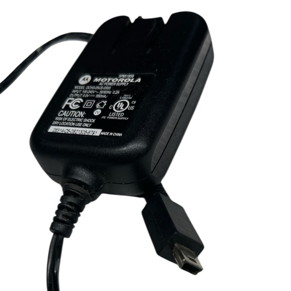 Motorola Black Charger with Micro USB